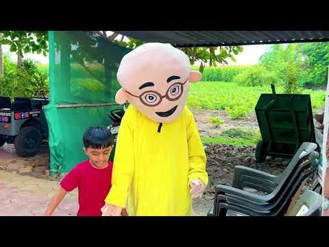 कुत्र्याला घाबरून patlu लपून बसला अन माऊली सोबत फिरायला गेला 😳