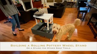 DIY Rolling Pottery Wheel (Or Other Shop Tools) Stand