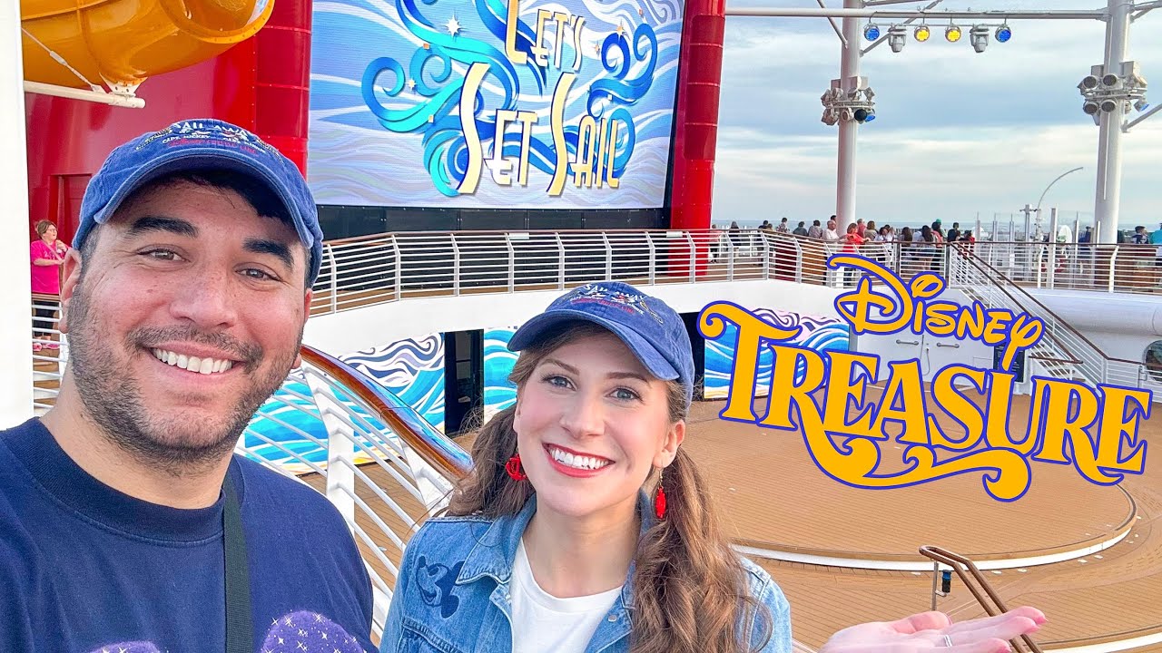 Sailing On Disney's Newest Ship, The Disney Treasure! Disney Cruise Line Embarkation Day