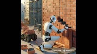 Precision Masonry in the Age of Robotics 🔩🏗️ 🧱🤖  #automation #machine #tech #smart #device #future