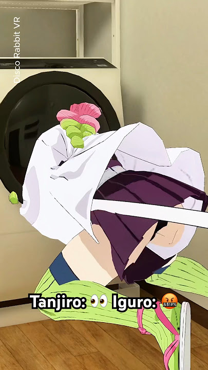 Mitsuri stuck in the Dryer 🤣 #mitsuri #tanjiro #iguro #demonslayer #anome @Scar_lip #fyp