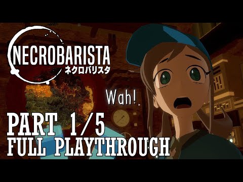 Necrobarista [PC] - Gameplay Walkthrough [First 50 Minutes] Part 1/5 | No Commentary