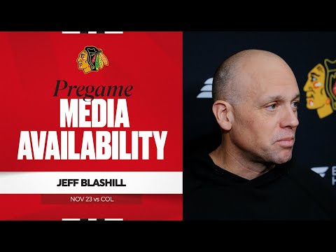 "You got to learn by doing." | Jeff Blashill Pregame 11.23.25