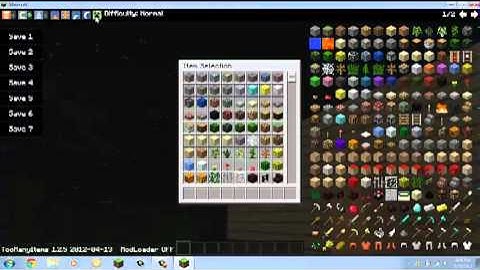 How to Install Mods For Minecraft 1.3.1 (toomanyitems mod features)