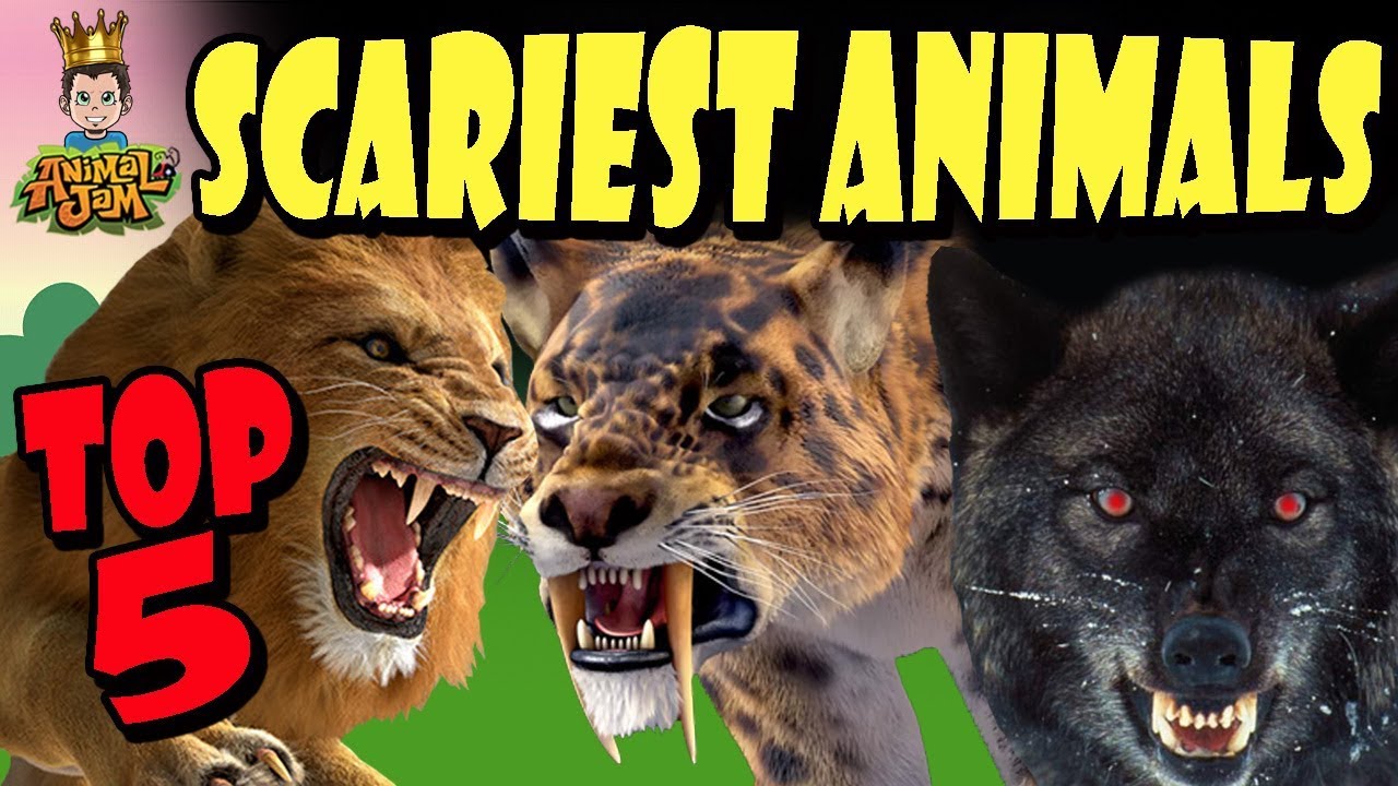 Top 5 Scariest Animals On Animal Jam You Wont Guess 1! YouTube
