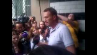 Навальный после обыска его квартиры, интервью, 11.06.2012