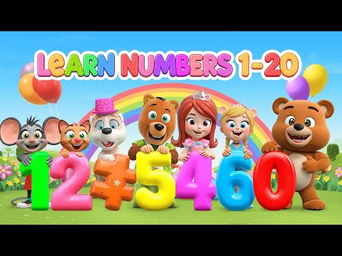 LEARNING NUMBERS 1 2 3 KATUNI ZA WATOTO KUELIMISHA NA KUBURUDISHA WATOTO