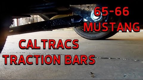 CalTracs for a 1966 Mustang from Calvert Racing