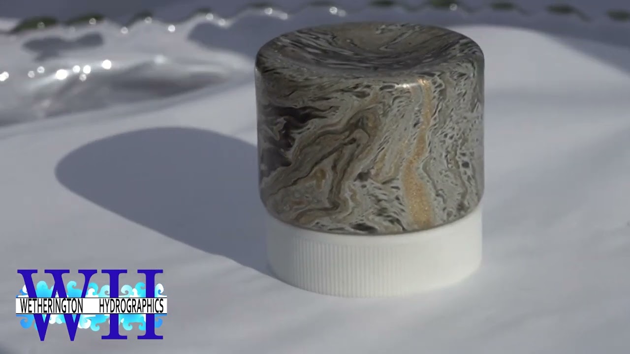 Hydrodipped Liquor Bottle