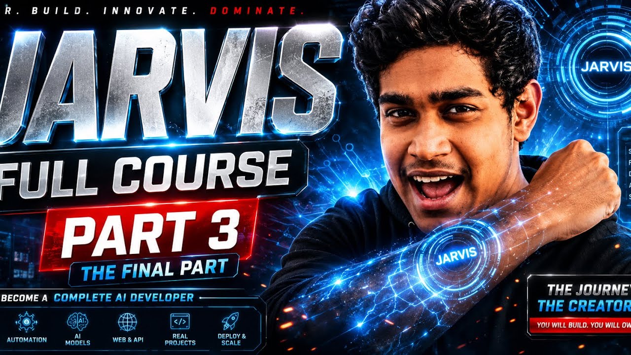 Build Your Own JARVIS AI in Python 🔥 | Final Part - YouTube