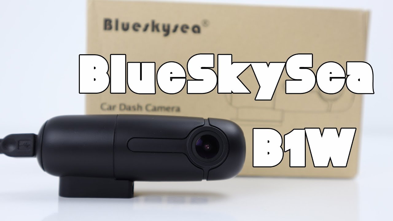 Small WiFi Dash Cam Camera for Car, Blueskysea B1W Mini Vehicle Video  Driving Recorder 360 Degree Rotatable Lens 1080p 30fps G-Sensor Loop  Recording