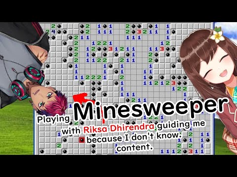 (Minesweeper) How to Play this Game? I don't know.. dahlah【NIJISANJI ID | Hana Macchia】