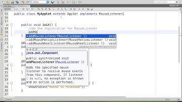 Mouse Event Handling