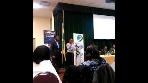 Mr. Wade & Ms Wilkinson of Jamaica Youth Council