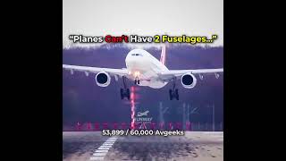 Planes Only Have 1 Fuselage? 😳✈️ #aviation