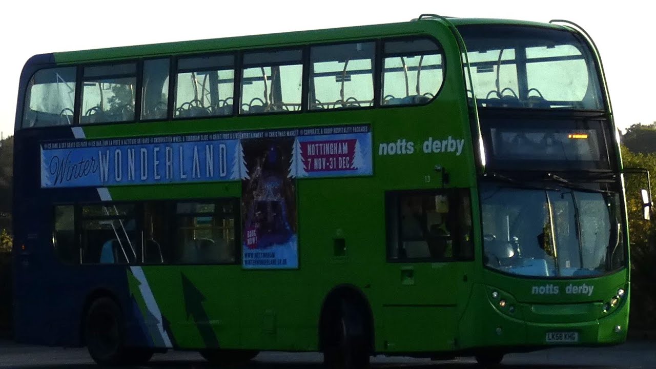 Notts+Derby | ADL E400 | 13 (LK58 KHG) | Tram Replacement