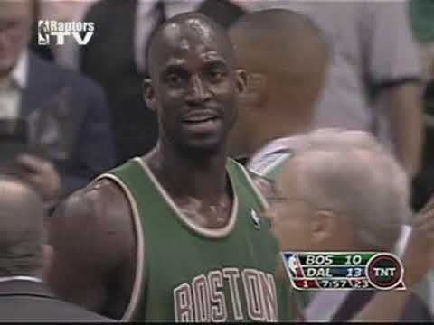 NBA 2008 Boston Celtics vs  Dallas Mavericks  Kevin Garnett vs  Dirk Nowitzky  21 03 2008