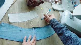 картинка: ФУФАЙКА из старых джинсов! Импортозамещение из серии 