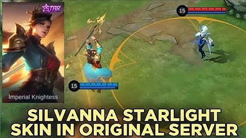 New Script Skins Starlight Silvanna Pure Heroine | Mobile Legend