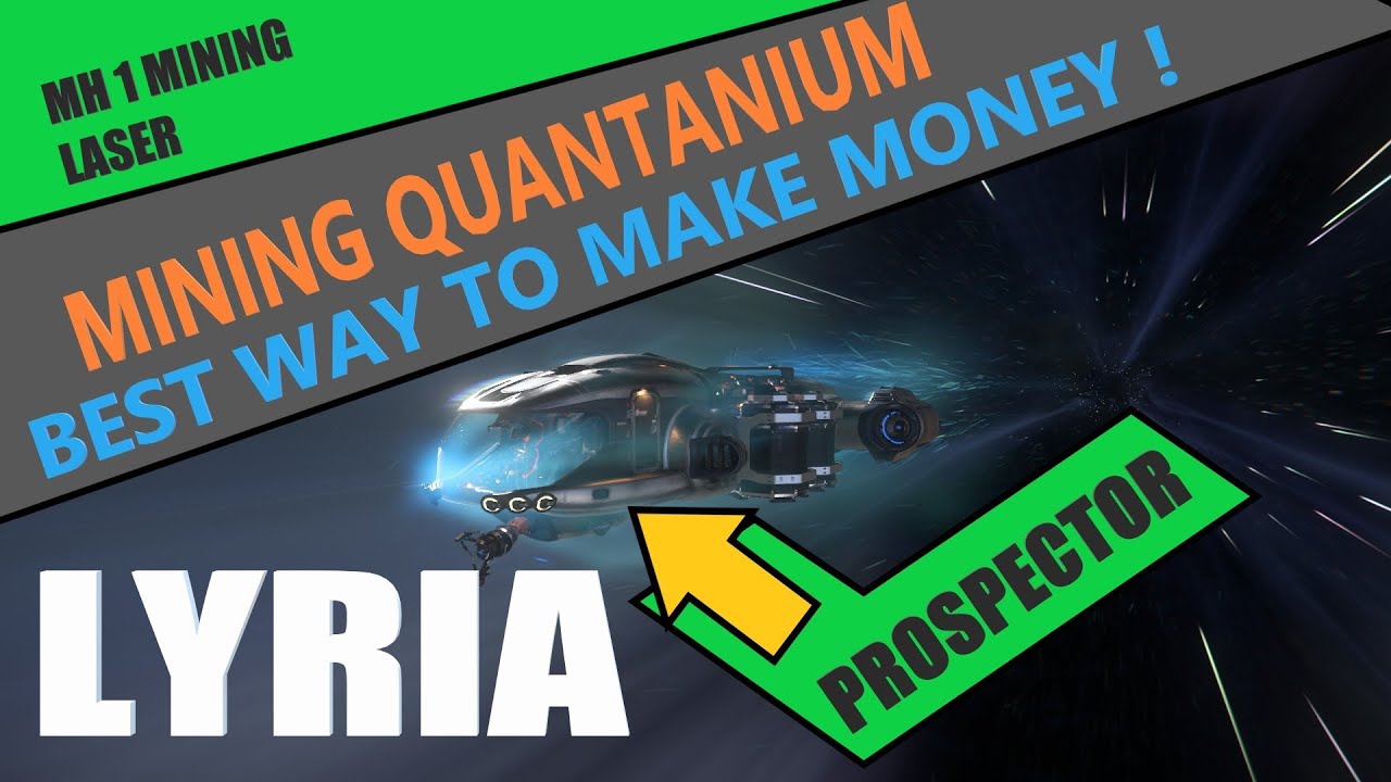 Star Citizen. Best Way To Make Money. Mining Quantanium On Lyria. YouTube