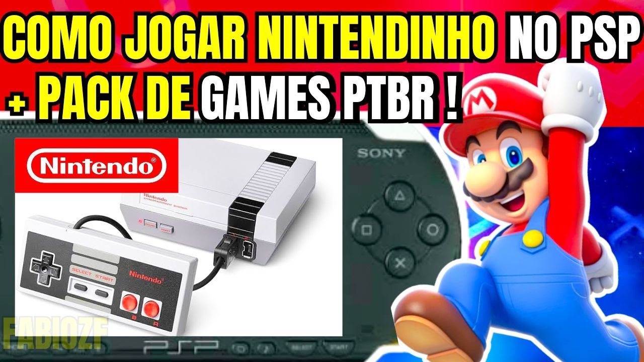 COMO JOGAR EMULADOR DE NINTENDINHO NES NO PSP | 2024