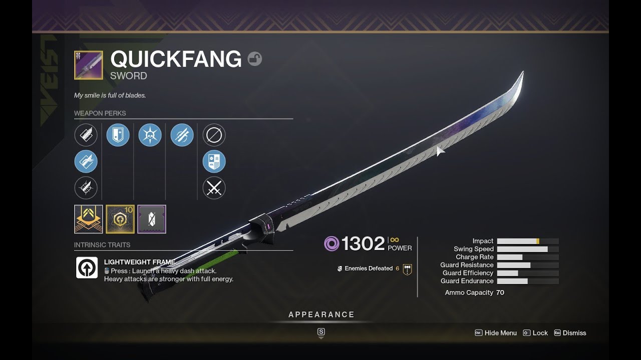 Destiny 2 Quickfang YouTube