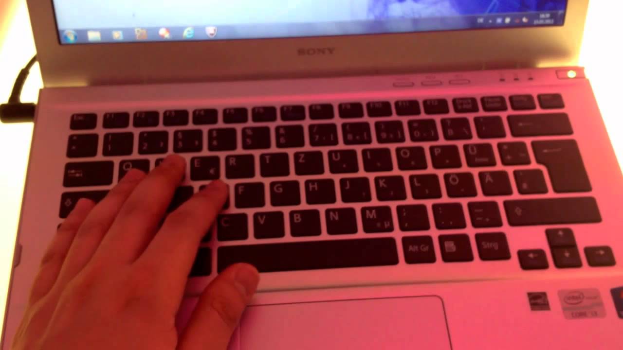 Hands On: Sony VAIO T13 Ultrabook - YouTube