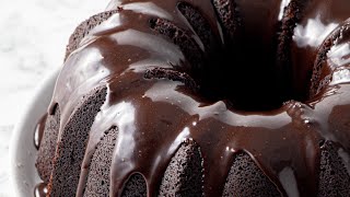 INDULGENT Chocolate Bundt Cake recipe (DOESN'T STICK TO THE PAN!)