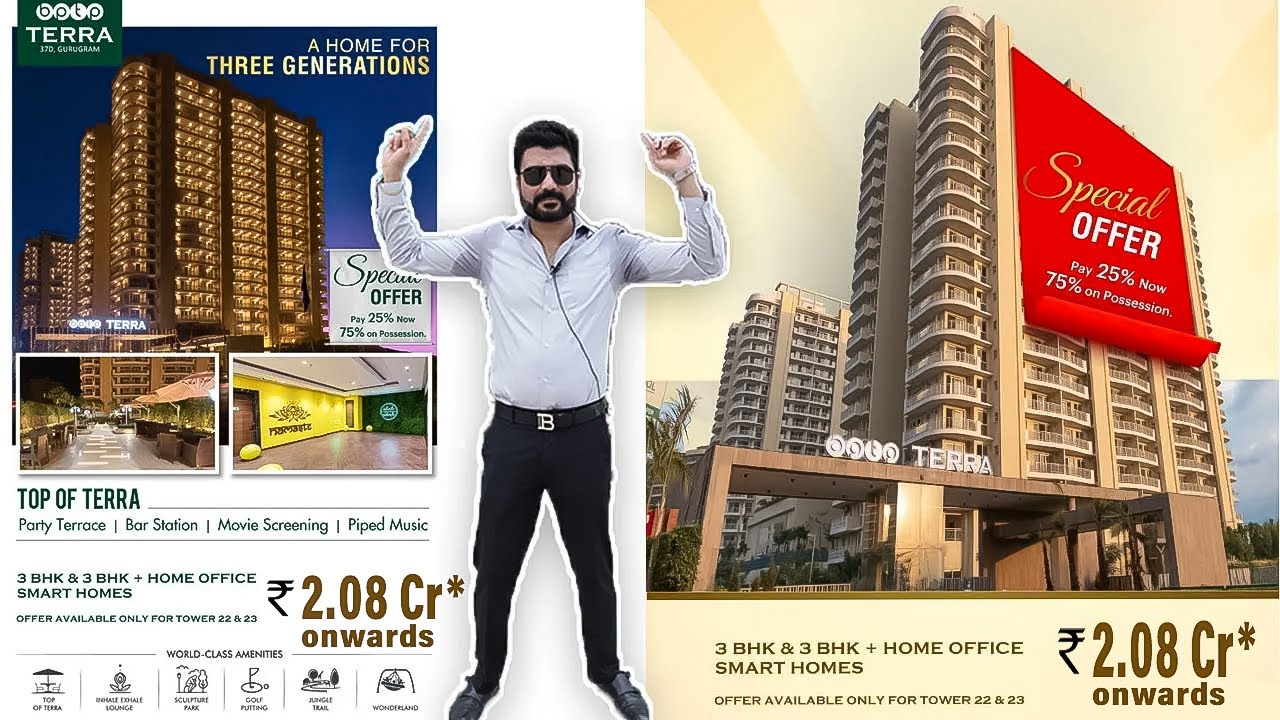 Best Deals | BPTP Terra 3 BHK + Home Office | Sector 37D Gurgaon | Ready to Move Residential Project