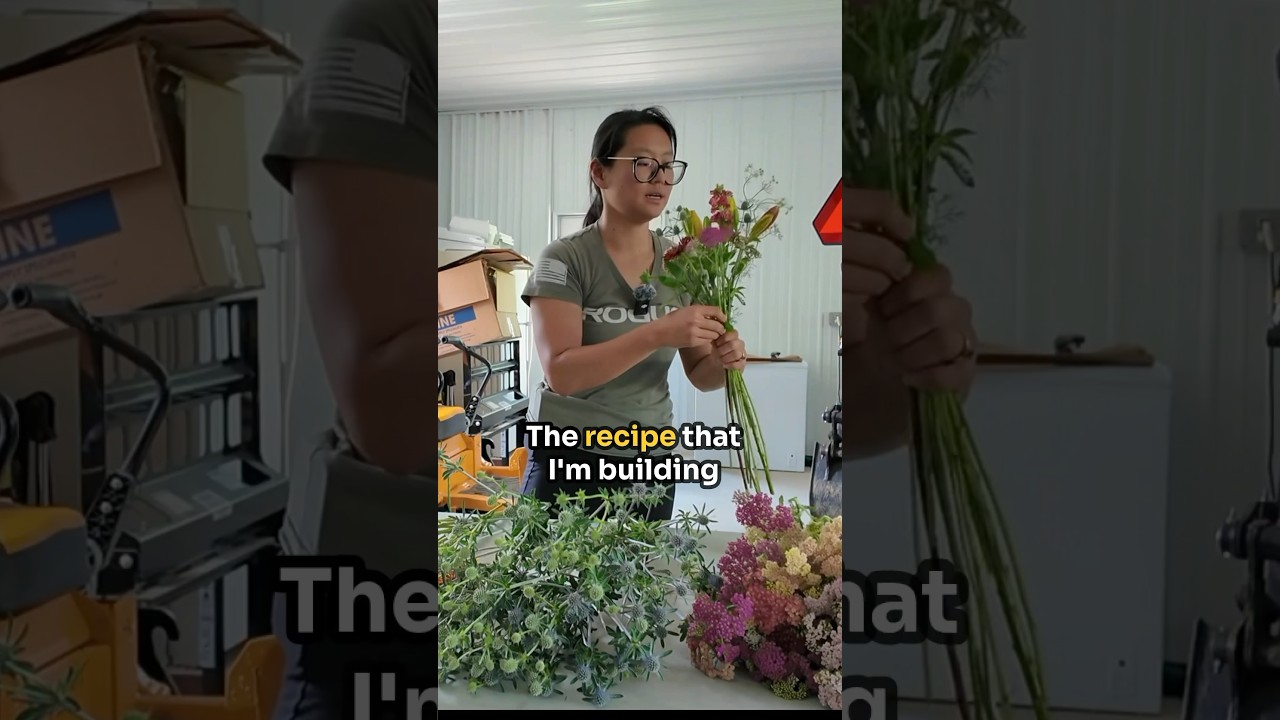 My wildly profitable June perennials bouquet recipe(cost under $10 with labor!)