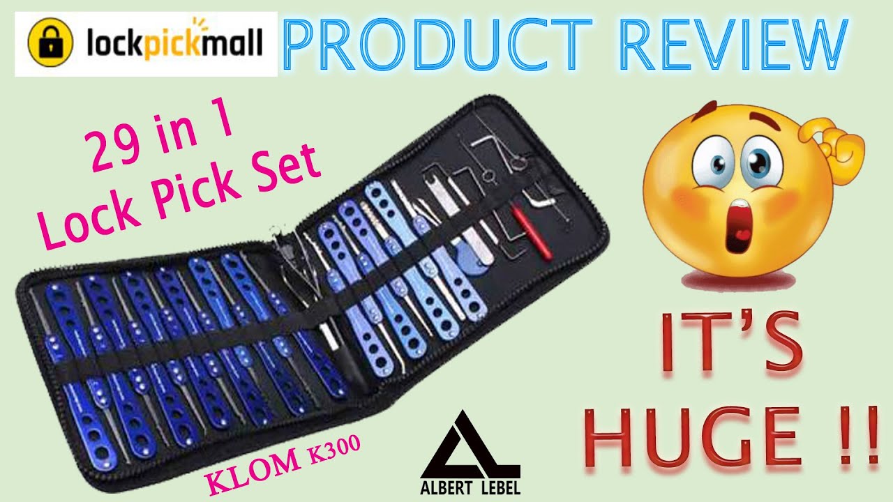 475 The HUGE 29 in 1 pick set by Klom - YouTube