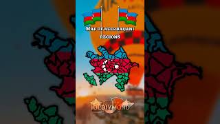 Map of Azerbaijani regions🇦🇿 | #edit #country #Azerbaijan #map #mapping #geography #mapper #history