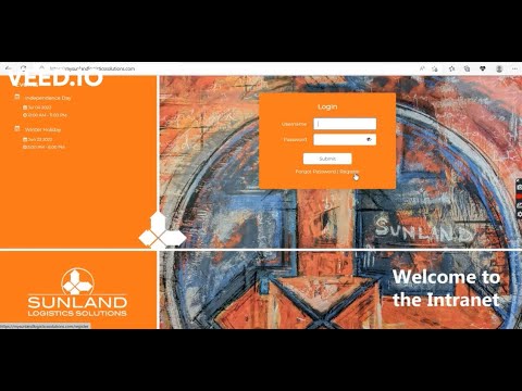 Sunland Intranet User Tutorial - Web