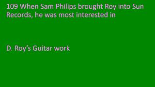 Roy Orbison Quiz Question109