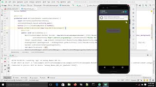 how to create a notification app in android studio?notification in android studio? screenshot 5