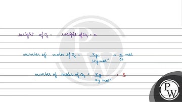 Equal weights of methane and oxygen are mixed in an empty container at \( 25^{\circ} \mathrm{C} ...