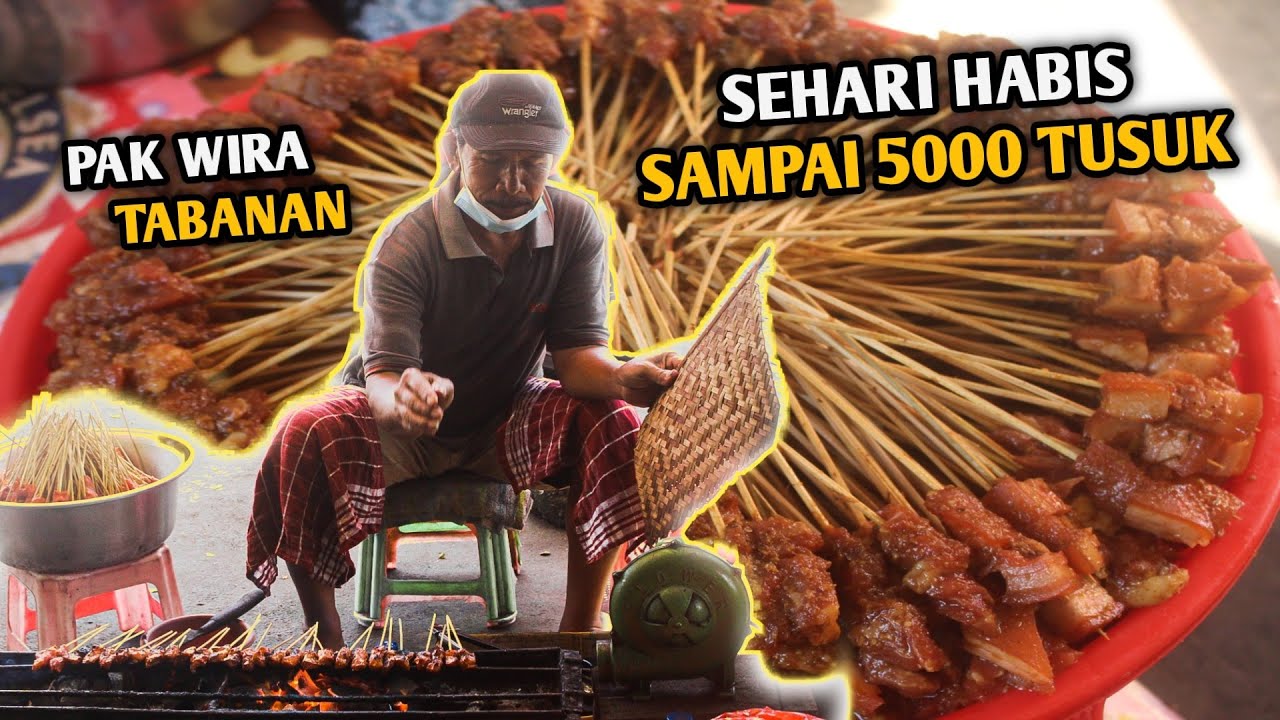 Proses Pembuatan Sate ( Pork Satay )Terlaris 5000 Tusuk Sehari - Sate