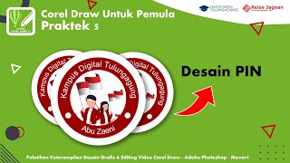 How to create a pin design with Corel Draw | Practice 5
