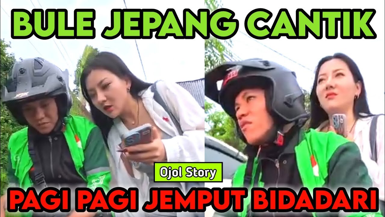 OJOL BALI MENANG BANYAK PAGI PAGI DAPAT ORDERAN BULE JEPANG CANTIK