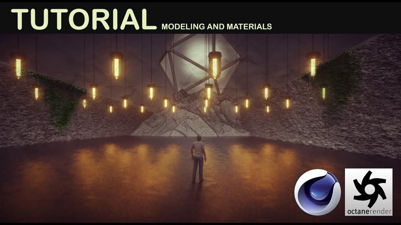 Cinema4D modeling and materials Octane render - YouTube