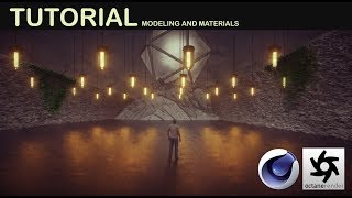 Cinema4D modeling and materials Octane render