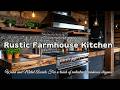 Rustic Farmhouse Kitchen Makeover | Best Wood &amp; Metal Accent Ideas