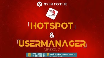 MikroTik Hotspot & Userman (Version 7) - MINDTECH