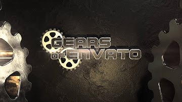 Gears of Your Logo (Element 3d V2 template) 1080p