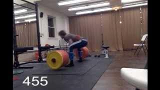 David Laid 16 Year Old 455lb Deadlift @185lb