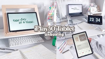 unboxing alldocube iPlay 50 tablet🐻aesthetic budget tablet for students | Philippines