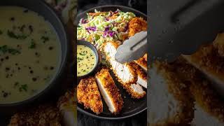 🍗 Ava's Crispy Chicken Tenders with Creamy Slaw