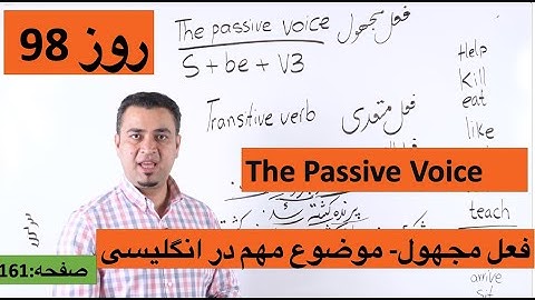 Learn English-Farsi Day 98 | فعل مجهول - آموزش انگلیسی- روز