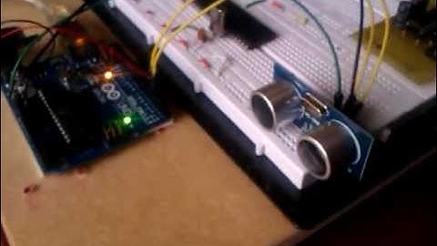 HC-SR04 ultrasoon sensor and Arduino uno