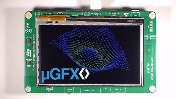 µGFX STM32F7 Discovery Demo: Bubbles